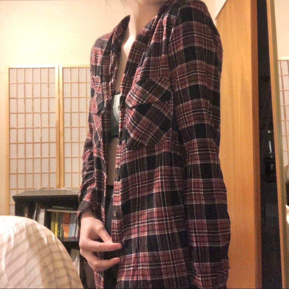 Red Hooded Flannel